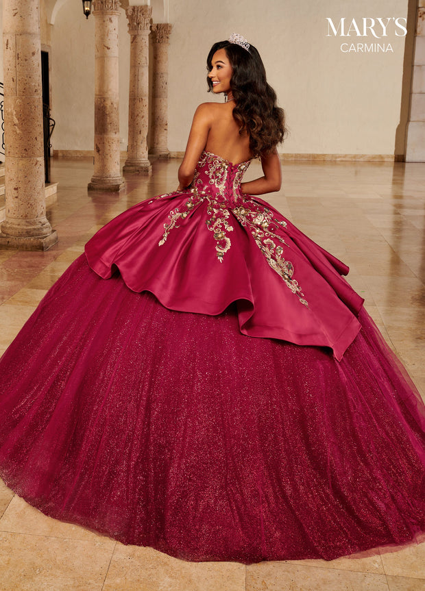 Strapless Quinceanera Dress by Mary's Bridal MQ1097