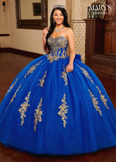Strapless Quinceanera Dress by Mary's Bridal MQ1109