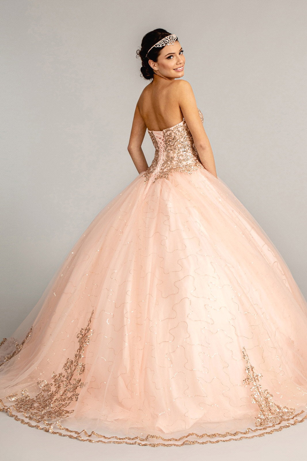 Strapless Sweetheart Ball Gown by Elizabeth K GL1973