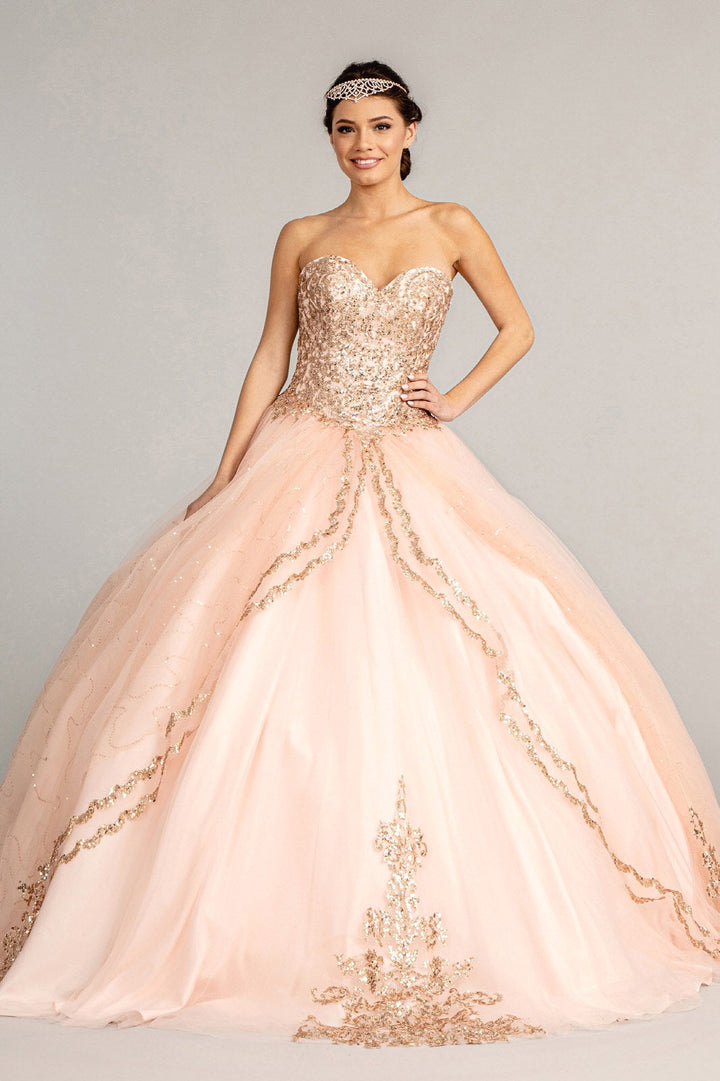 Strapless Sweetheart Ball Gown by Elizabeth K GL1973