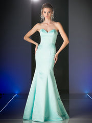 Strapless Trumpet Evening Gown by Cinderella Divine 8792-Long Formal Dresses-ABC Fashion