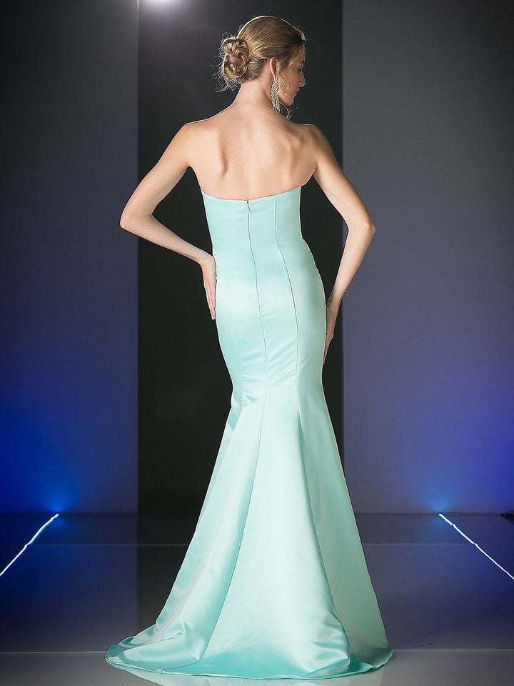 Strapless Trumpet Evening Gown by Cinderella Divine 8792-Long Formal Dresses-ABC Fashion