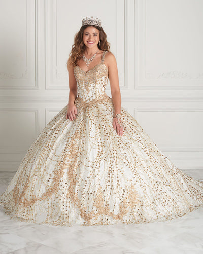 Sweetheart Glitter Quinceanera Dress by Fiesta Gowns 56387-Quinceanera Dresses-ABC Fashion
