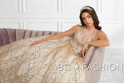 Sweetheart Glitter Quinceanera Dress by Fiesta Gowns 56387-Quinceanera Dresses-ABC Fashion