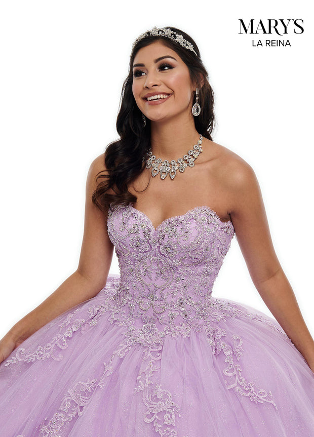 Sweetheart Lace Quinceanera Dress by Mary's Bridal MQ2104 – ABC