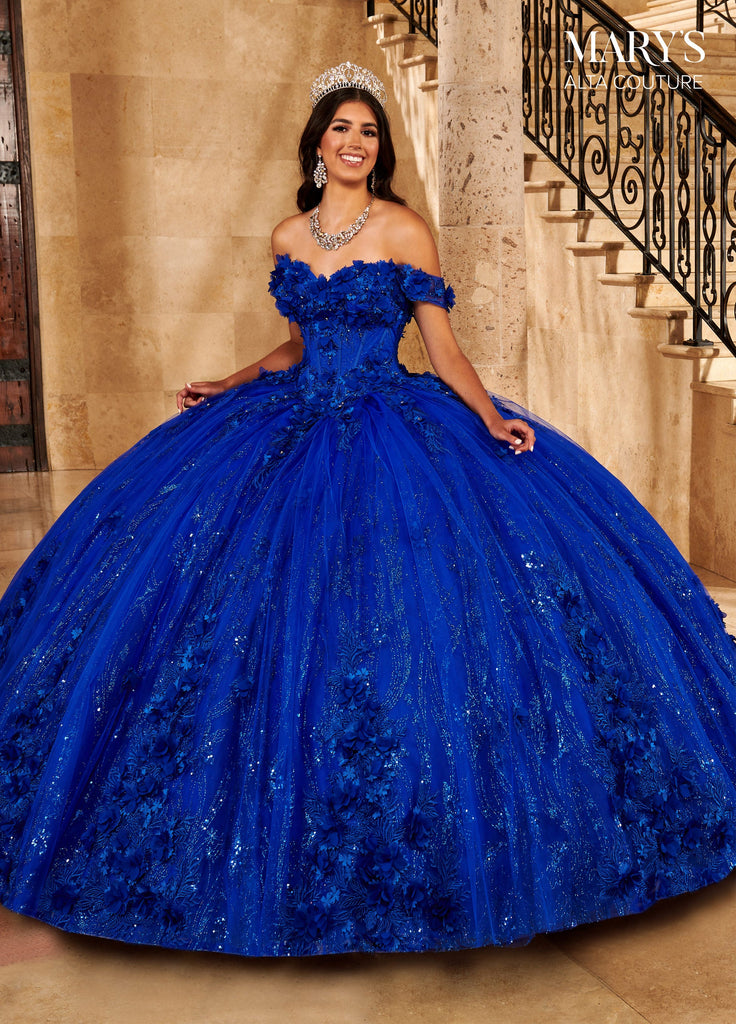 Marys Bridal MQ1109 Burgundy and Gold Quinceanera dress  Royal Blue and  Gold Quinceanera Dress  Daniellys Boutique