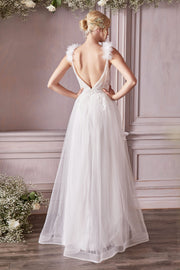 Tulle A-line Bridal Gown by Cinderella Divine CD971W
