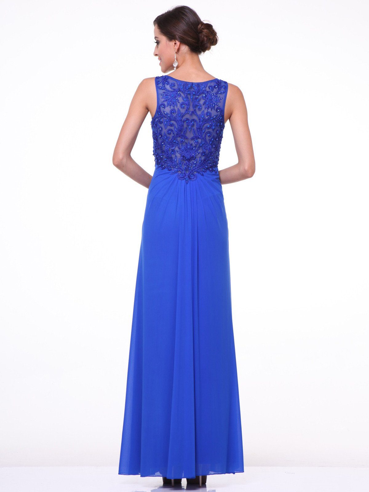 Long Twist Front Dress by Cinderella Divine 73 – ABC Fashion