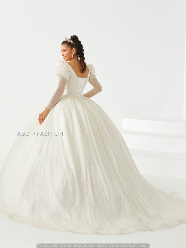 V-Neck Quinceanera Dress by Fiesta Gowns 56442