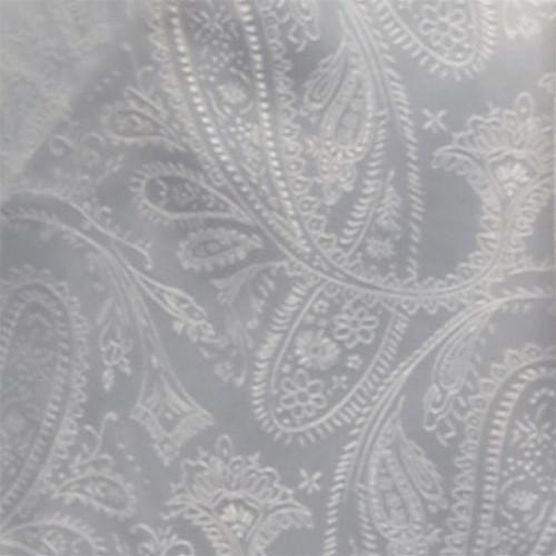 White Paisley Bow Ties with Matching Pocket Squares-Men's Bow Ties-ABC Fashion